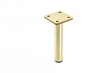 Ножка мебельная RONDA Simple h-150мм, брашированное золото — купить оптом и в розницу в интернет магазине GTV-Meridian.